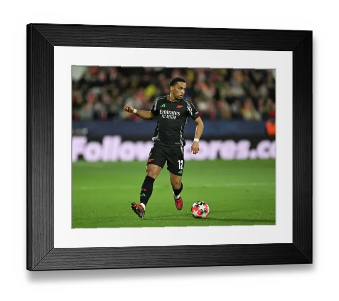 Framed Print : Girona FC v Arsenal FC - UEFA Champions League 2024 / 25 League Phase MD8