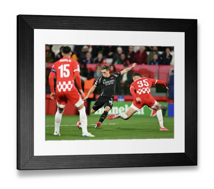 Framed Print : Girona FC v Arsenal FC - UEFA Champions League 2024 / 25 League Phase MD8