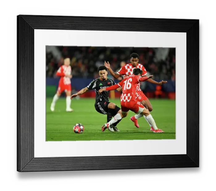 Framed Print : Girona FC v Arsenal FC - UEFA Champions League 2024 / 25 League Phase MD8