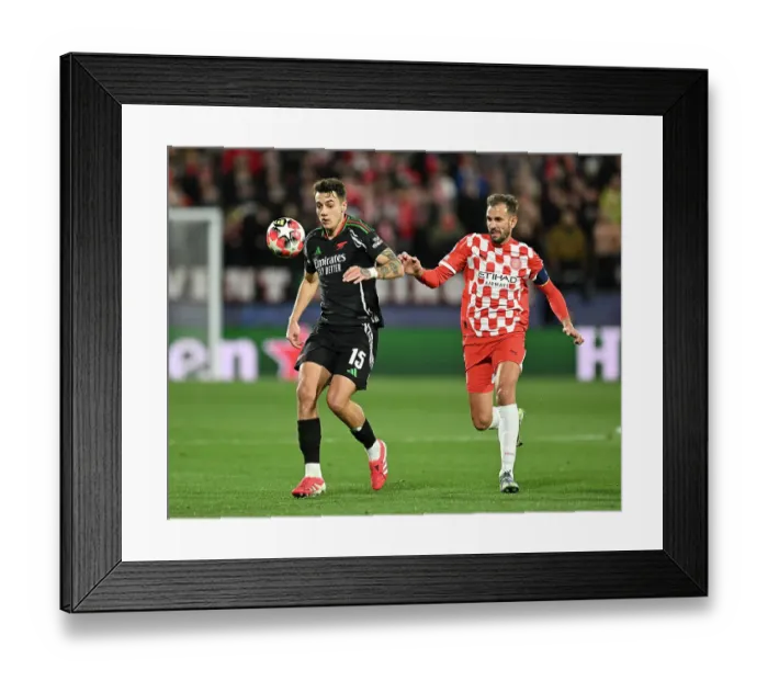 Framed Print : Girona FC v Arsenal FC - UEFA Champions League 2024 / 25 League Phase MD8