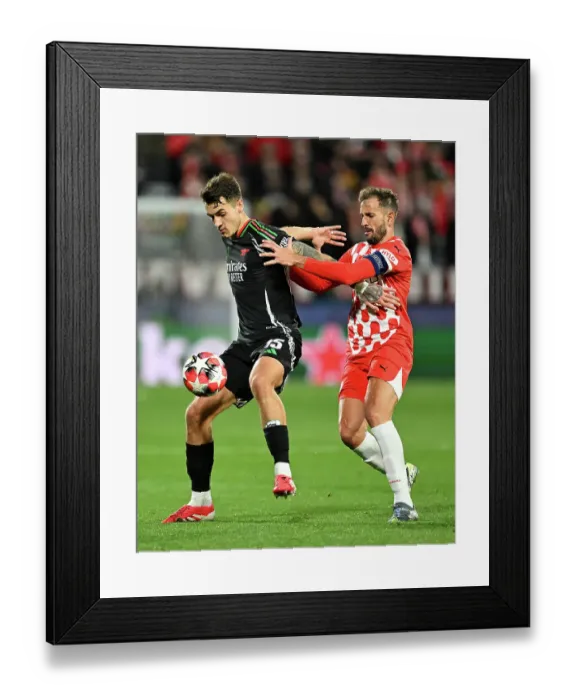 Framed Print : Girona FC v Arsenal FC - UEFA Champions League 2024 / 25 League Phase MD8