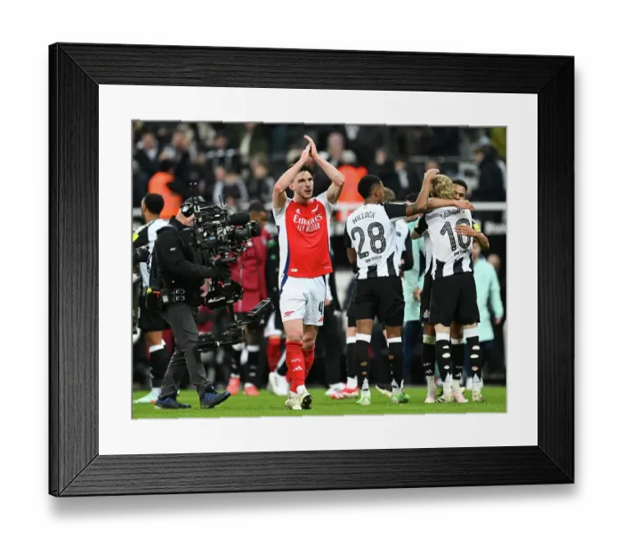 Framed Print : Newcastle United v Arsenal - Carabao Cup Semi Final Second Leg