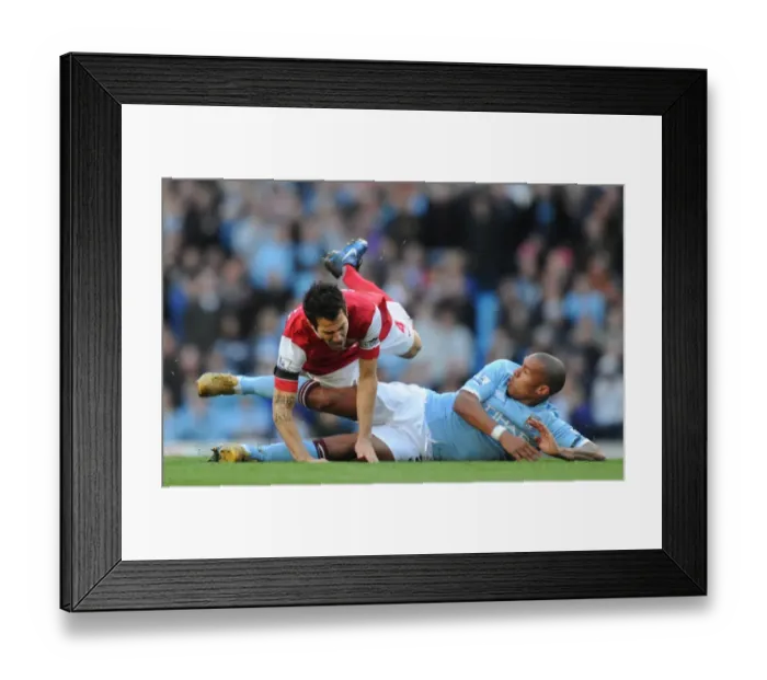 Framed Print : Fabregas Shines: Arsenal's Dominant 3-0 Win Over Manchester City (2010) Framed Print : Fabregas Shines: Arsenal's Dominant 3-0 Win Over Manchester City (2010)