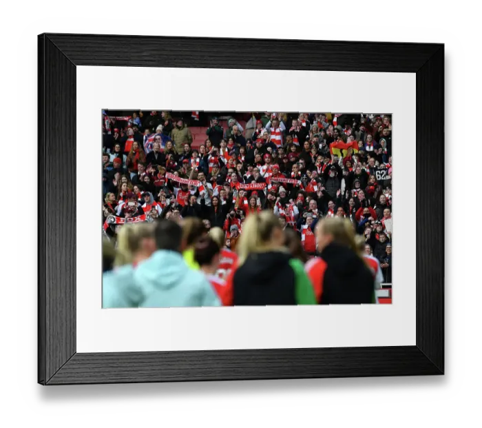 Framed Print : Arsenal FC v Tottenham Hotspur FC - Barclays Women's Super League Arsenal FC v Tottenham Hotspur FC - Barclays Women's Super League