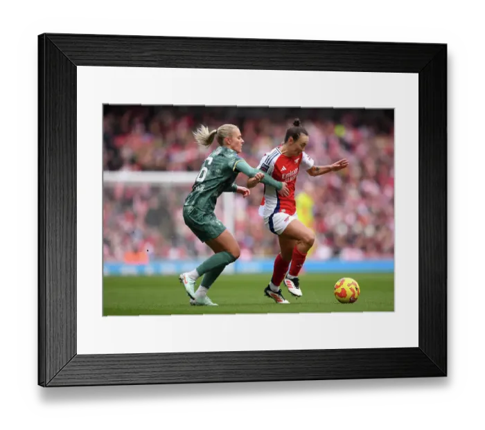 Framed Print : Arsenal FC v Tottenham Hotspur FC - Barclays Women's Super League Arsenal FC v Tottenham Hotspur FC - Barclays Women's Super League