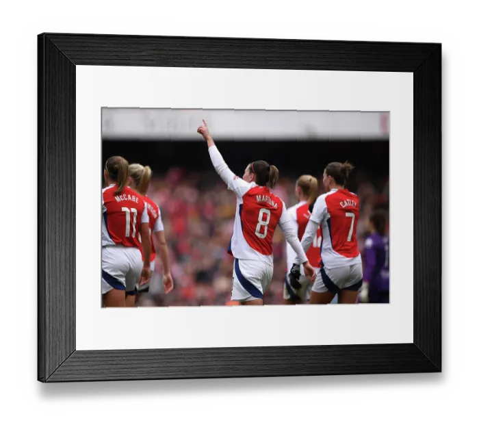 Framed Print : Arsenal FC v Tottenham Hotspur FC - Barclays Women's Super League Arsenal FC v Tottenham Hotspur FC - Barclays Women's Super League