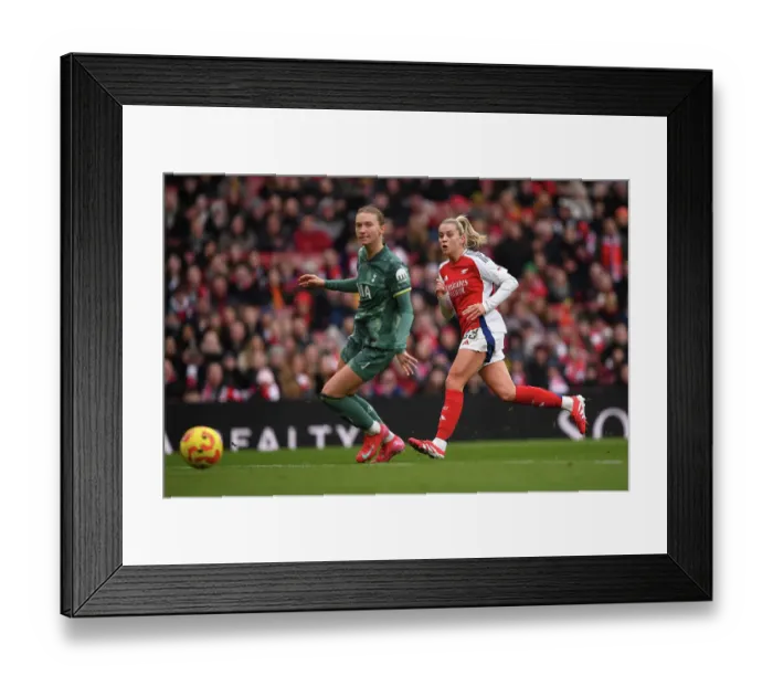Framed Print : Arsenal FC v Tottenham Hotspur FC - Barclays Women's Super League Arsenal FC v Tottenham Hotspur FC - Barclays Women's Super League