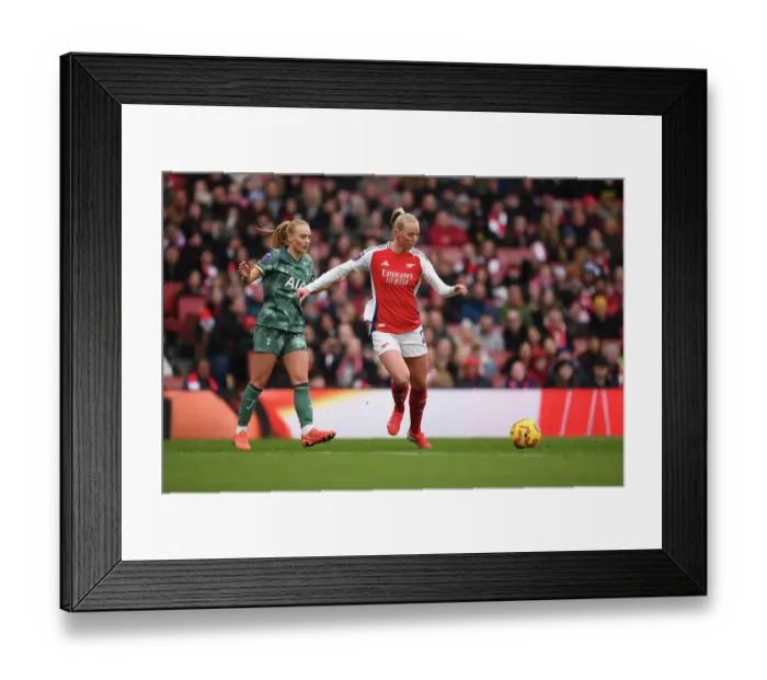 Framed Print : Arsenal FC v Tottenham Hotspur FC - Barclays Women's Super League Arsenal FC v Tottenham Hotspur FC - Barclays Women's Super League