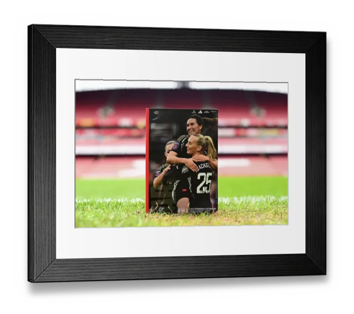Framed Print : Arsenal FC v Tottenham Hotspur FC - Barclays Women's Super League Arsenal FC v Tottenham Hotspur FC - Barclays Women's Super League