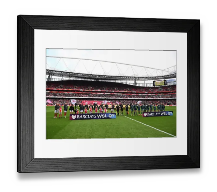 Framed Print : Arsenal FC v Tottenham Hotspur FC - Barclays Women's Super League Arsenal FC v Tottenham Hotspur FC - Barclays Women's Super League