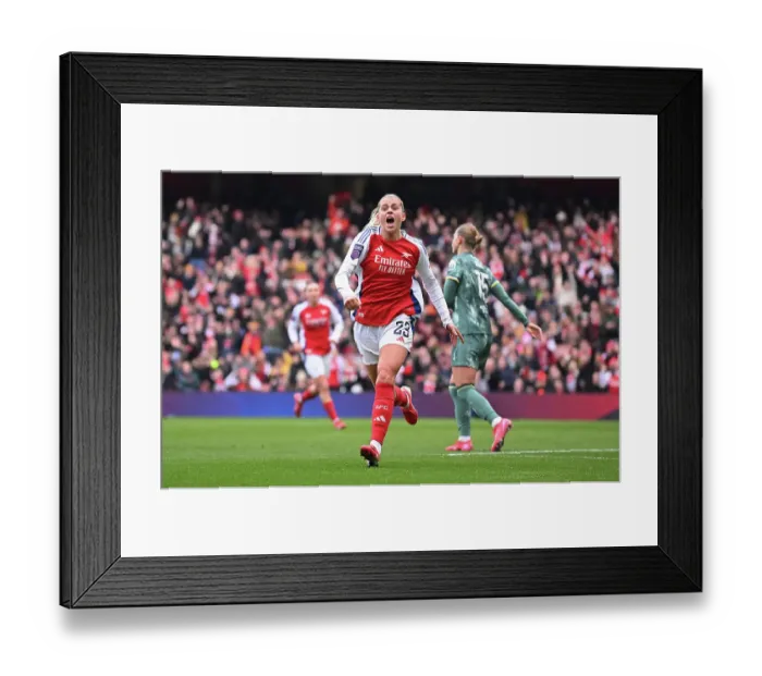 Framed Print : Arsenal FC v Tottenham Hotspur FC - Barclays Women's Super League Arsenal FC v Tottenham Hotspur FC - Barclays Women's Super League