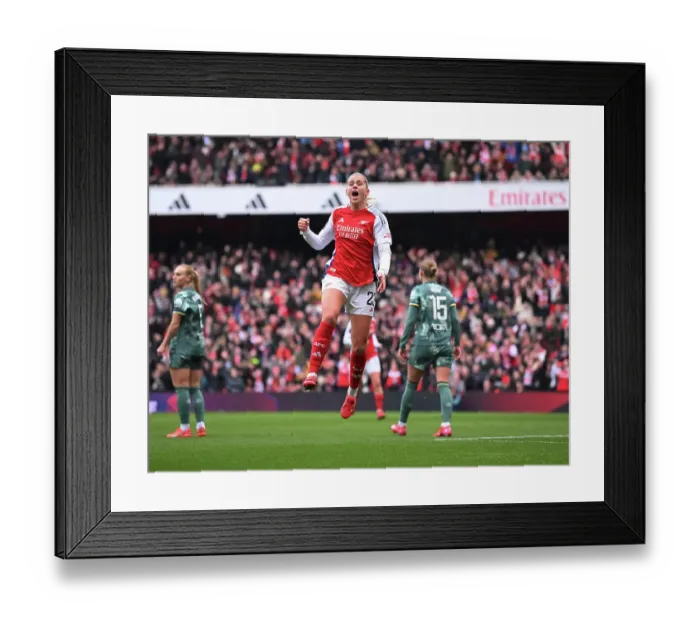 Framed Print : Arsenal FC v Tottenham Hotspur FC - Barclays Women's Super League Arsenal FC v Tottenham Hotspur FC - Barclays Women's Super League