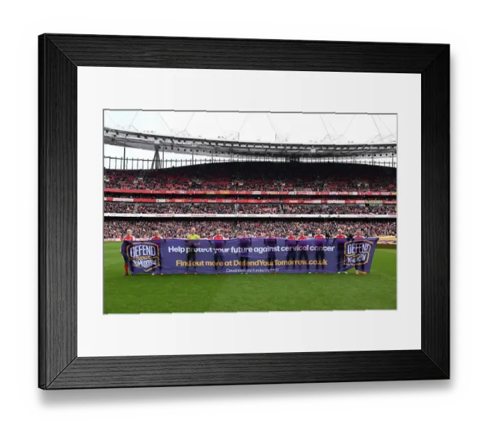 Framed Print : Arsenal FC v Tottenham Hotspur FC - Barclays Women's Super League Arsenal FC v Tottenham Hotspur FC - Barclays Women's Super League