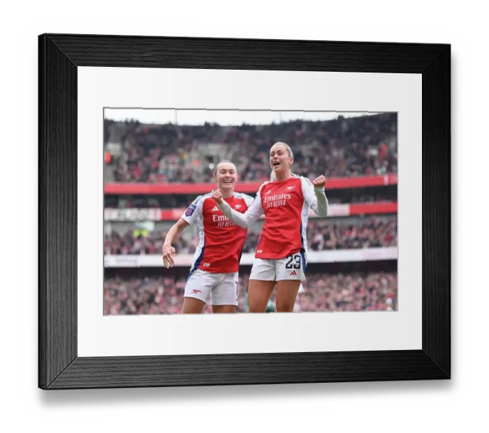 Framed Print : Arsenal FC v Tottenham Hotspur FC - Barclays Women's Super League Arsenal FC v Tottenham Hotspur FC - Barclays Women's Super League