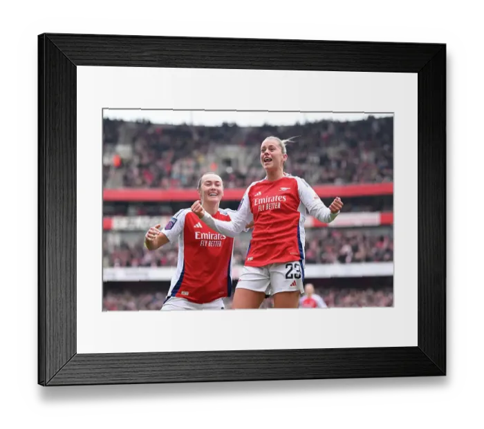 Framed Print : Arsenal FC v Tottenham Hotspur FC - Barclays Women's Super League Arsenal FC v Tottenham Hotspur FC - Barclays Women's Super League