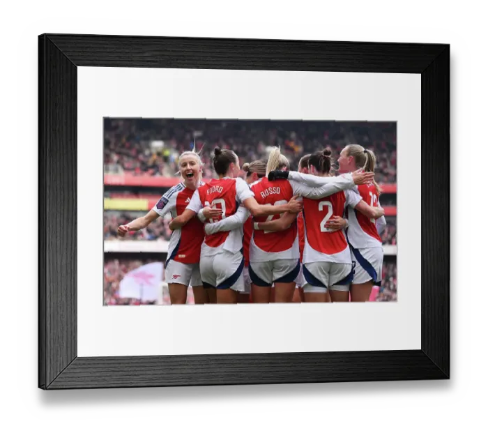 Framed Print : Arsenal FC v Tottenham Hotspur FC - Barclays Women's Super League Arsenal FC v Tottenham Hotspur FC - Barclays Women's Super League