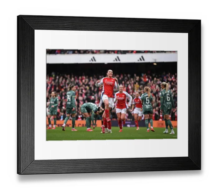 Framed Print : Arsenal FC v Tottenham Hotspur FC - Barclays Women's Super League Arsenal FC v Tottenham Hotspur FC - Barclays Women's Super League