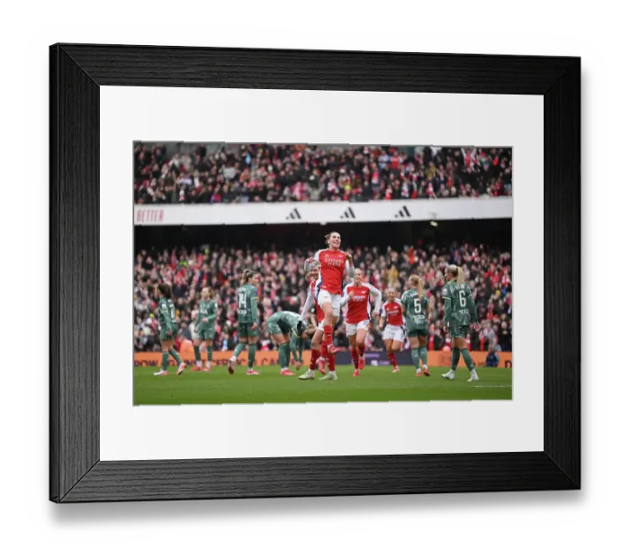Framed Print : Arsenal FC v Tottenham Hotspur FC - Barclays Women's Super League Arsenal FC v Tottenham Hotspur FC - Barclays Women's Super League