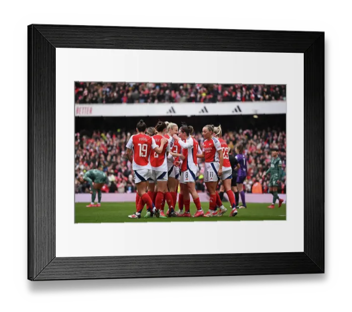 Framed Print : Arsenal FC v Tottenham Hotspur FC - Barclays Women's Super League Arsenal FC v Tottenham Hotspur FC - Barclays Women's Super League