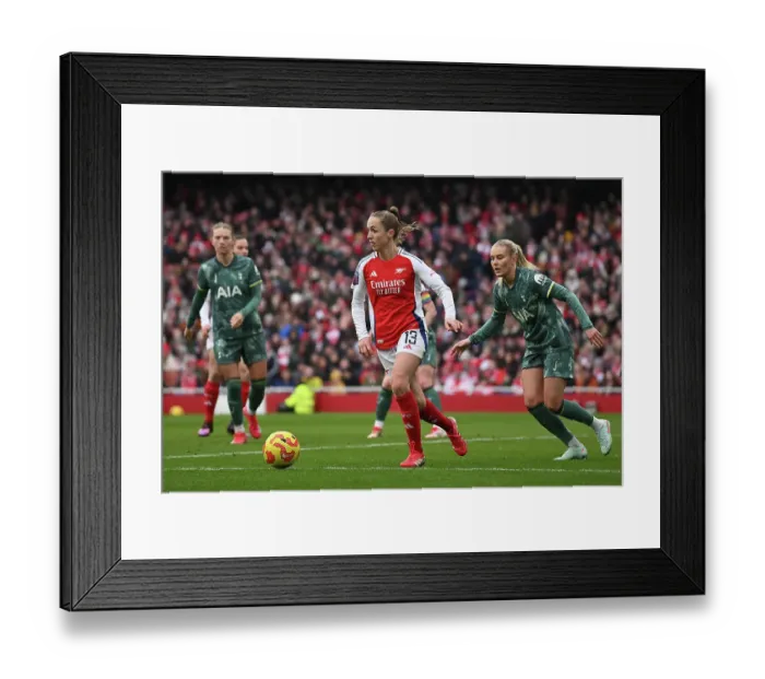 Framed Print : Arsenal FC v Tottenham Hotspur FC - Barclays Women's Super League Arsenal FC v Tottenham Hotspur FC - Barclays Women's Super League