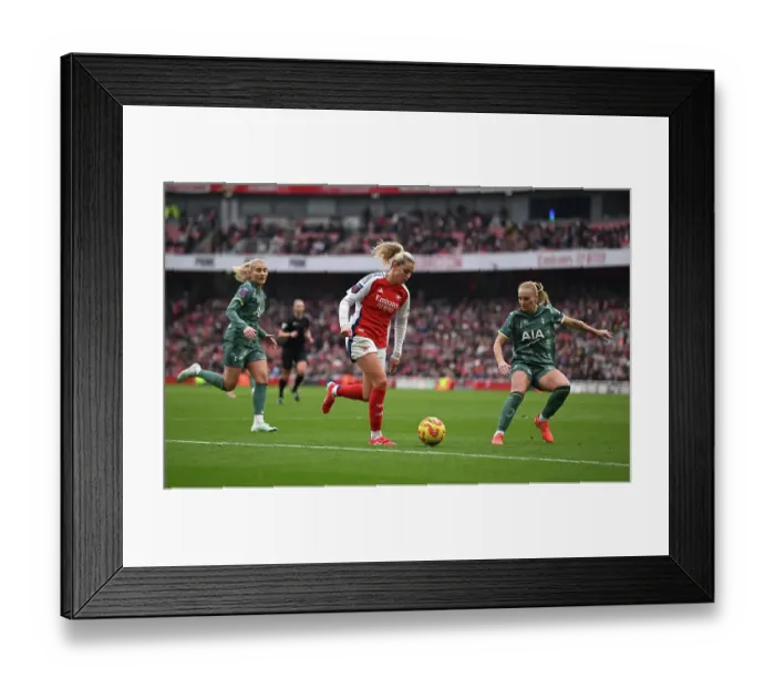 Framed Print : Arsenal FC v Tottenham Hotspur FC - Barclays Women's Super League Arsenal FC v Tottenham Hotspur FC - Barclays Women's Super League