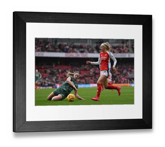 Framed Print : Arsenal FC v Tottenham Hotspur FC - Barclays Women's Super League Arsenal FC v Tottenham Hotspur FC - Barclays Women's Super League