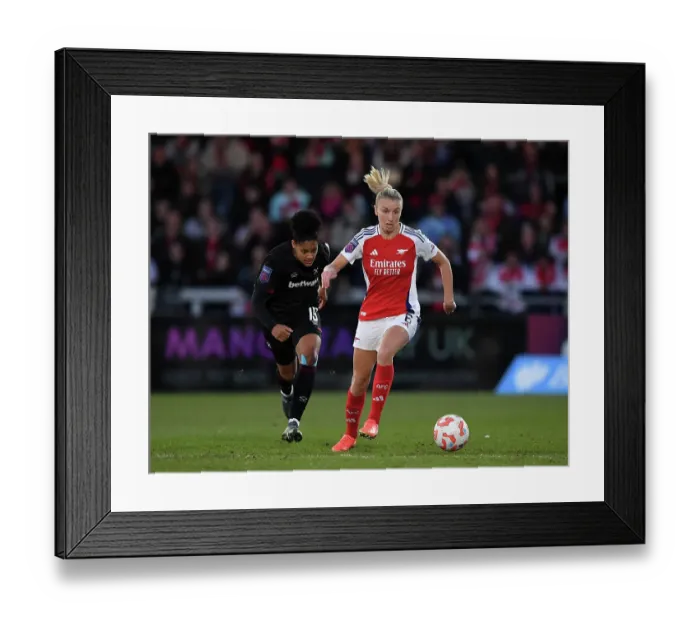 Framed Print : Arsenal FC v West Ham United FC - Barclays Women's Super League Arsenal FC v West Ham United FC - Barclays Women's Super League