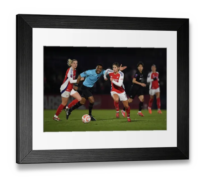 Framed Print : Arsenal FC v West Ham United FC - Barclays Women's Super League Arsenal FC v West Ham United FC - Barclays Women's Super League