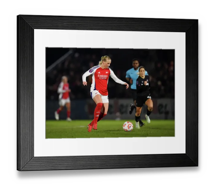 Framed Print : Arsenal FC v West Ham United FC - Barclays Women's Super League Arsenal FC v West Ham United FC - Barclays Women's Super League