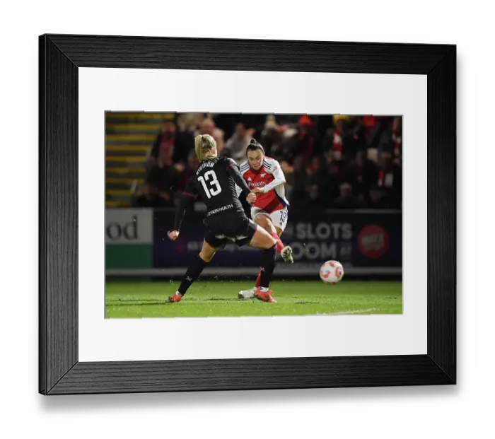 Framed Print : Arsenal FC v West Ham United FC - Barclays Women's Super League Arsenal FC v West Ham United FC - Barclays Women's Super League
