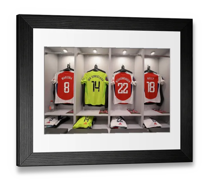 Framed Print : Arsenal FC v West Ham United FC - Barclays Women's Super League Arsenal FC v West Ham United FC - Barclays Women's Super League