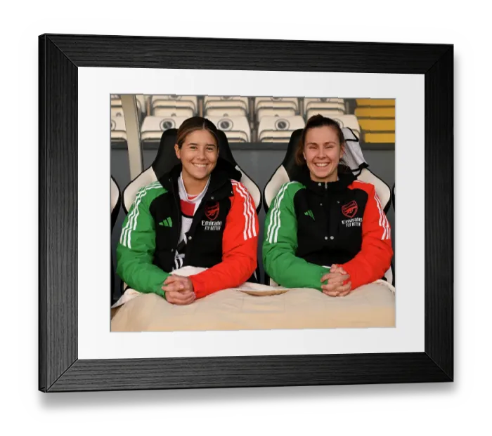 Framed Print : Arsenal FC v West Ham United FC - Barclays Women's Super League Arsenal FC v West Ham United FC - Barclays Women's Super League