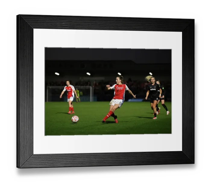 Framed Print : Arsenal FC v West Ham United FC - Barclays Women's Super League Arsenal FC v West Ham United FC - Barclays Women's Super League