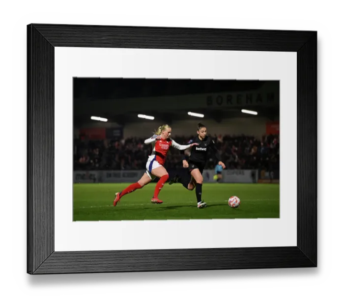 Framed Print : Arsenal FC v West Ham United FC - Barclays Women's Super League Arsenal FC v West Ham United FC - Barclays Women's Super League Framed Print : Arsenal FC v West Ham United FC - Barclays Women's Super League Arsenal FC v West Ham United FC - Barclays Women's Super League