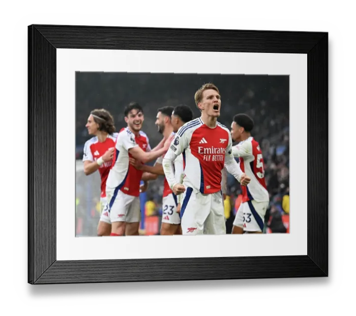 Framed Print : Leicester City FC v Arsenal FC - Premier League