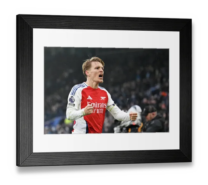 Framed Print : Leicester City FC v Arsenal FC - Premier League