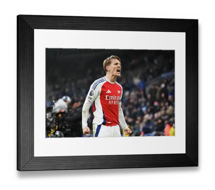 Framed Print : Leicester City FC v Arsenal FC - Premier League
