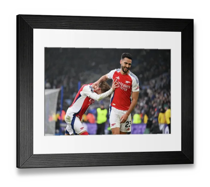 Framed Print : Leicester City FC v Arsenal FC - Premier League Framed Print : Leicester City FC v Arsenal FC - Premier League