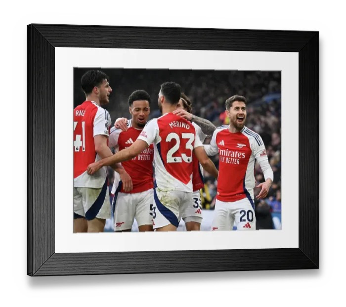 Framed Print : Leicester City FC v Arsenal FC - Premier League Framed Print : Leicester City FC v Arsenal FC - Premier League