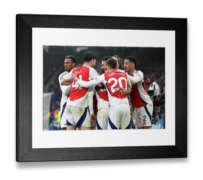Framed Print : Leicester City FC v Arsenal FC - Premier League Framed Print : Leicester City FC v Arsenal FC - Premier League