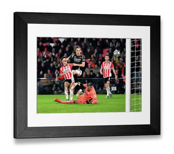 Framed Print : PSV Eindhoven v Arsenal FC - UEFA Champions League 2024 / 25 Round of 16 First Leg Framed Print : PSV Eindhoven v Arsenal FC - UEFA Champions League 2024 / 25 Round of 16 First Leg