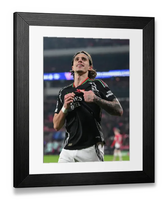 Framed Print : PSV Eindhoven v Arsenal FC - UEFA Champions League 2024 / 25 Round of 16 First Leg
