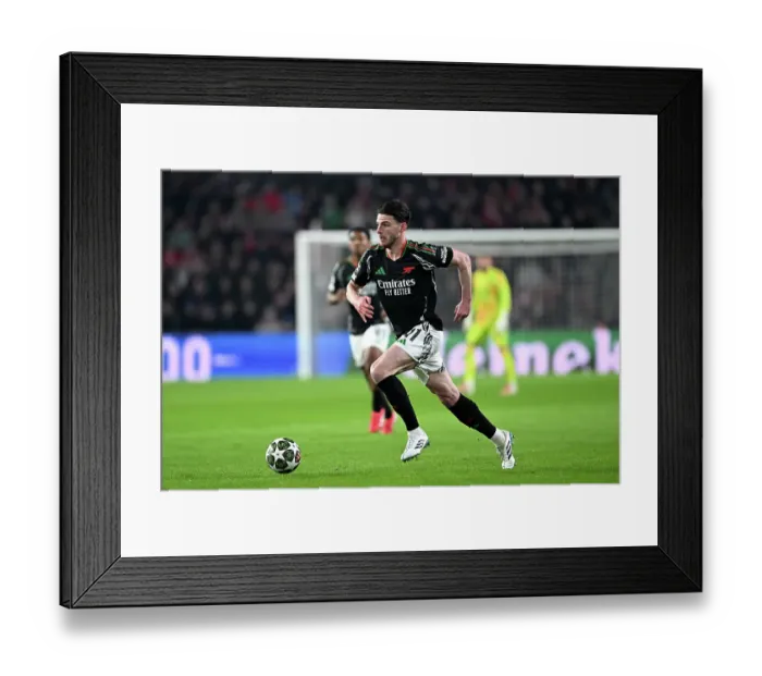 Framed Print : PSV Eindhoven v Arsenal FC - UEFA Champions League 2024 / 25 Round of 16 First Leg