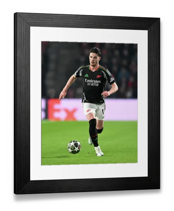 Framed Print : PSV Eindhoven v Arsenal FC - UEFA Champions League 2024 / 25 Round of 16 First Leg