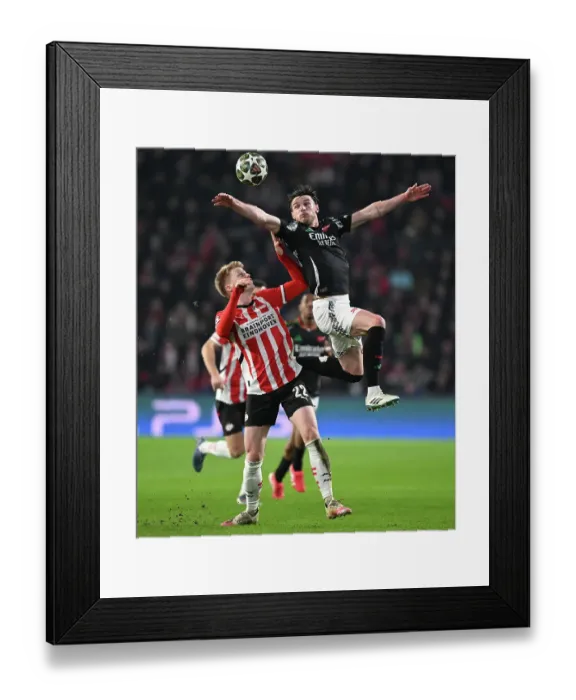 Framed Print : PSV Eindhoven v Arsenal FC - UEFA Champions League 2024 / 25 Round of 16 First Leg