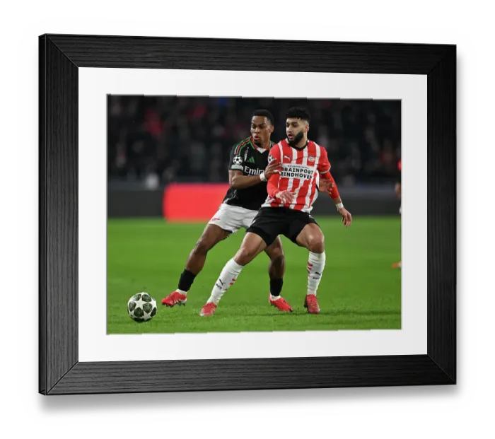 Framed Print : PSV Eindhoven v Arsenal FC - UEFA Champions League 2024 / 25 Round of 16 First Leg Framed Print : PSV Eindhoven v Arsenal FC - UEFA Champions League 2024 / 25 Round of 16 First Leg