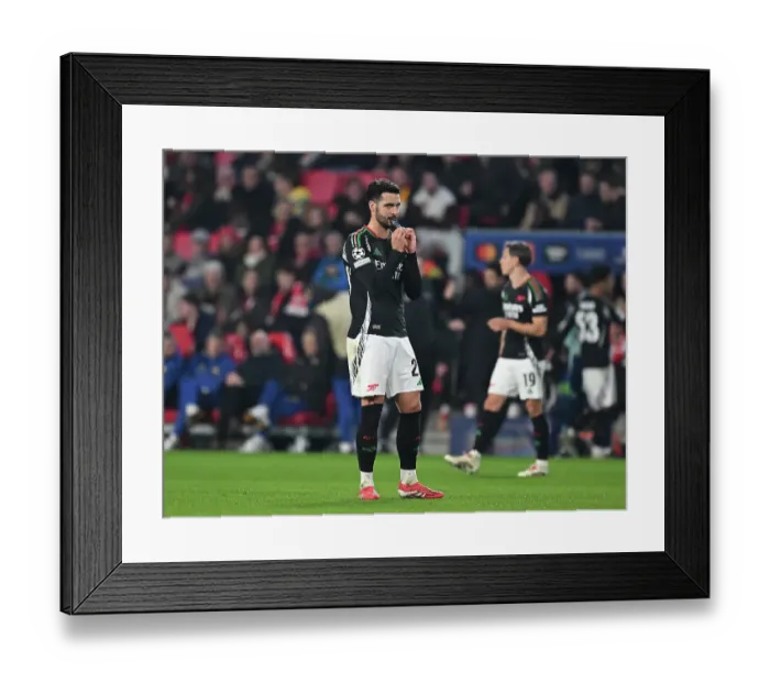 Framed Print : PSV Eindhoven v Arsenal FC - UEFA Champions League 2024 / 25 Round of 16 First Leg