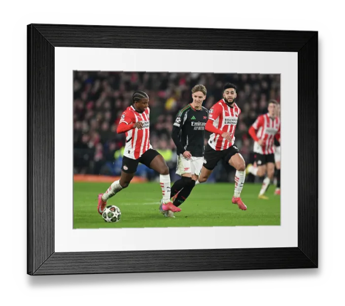 Framed Print : PSV Eindhoven v Arsenal FC - UEFA Champions League 2024 / 25 Round of 16 First Leg Framed Print : PSV Eindhoven v Arsenal FC - UEFA Champions League 2024 / 25 Round of 16 First Leg