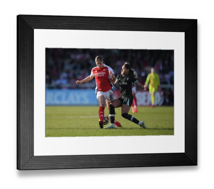 Framed Print : Arsenal v Liverpool - The Adobe Women's FA Cup Quarter Final Arsenal v Liverpool - The Adobe Women's FA Cup Quarter Final