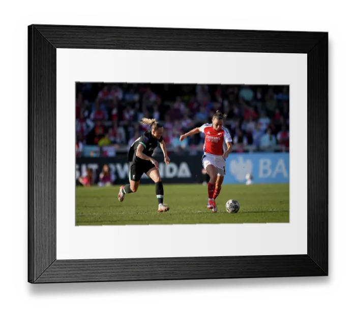 Framed Print : Arsenal v Liverpool - The Adobe Women's FA Cup Quarter Final Arsenal v Liverpool - The Adobe Women's FA Cup Quarter Final